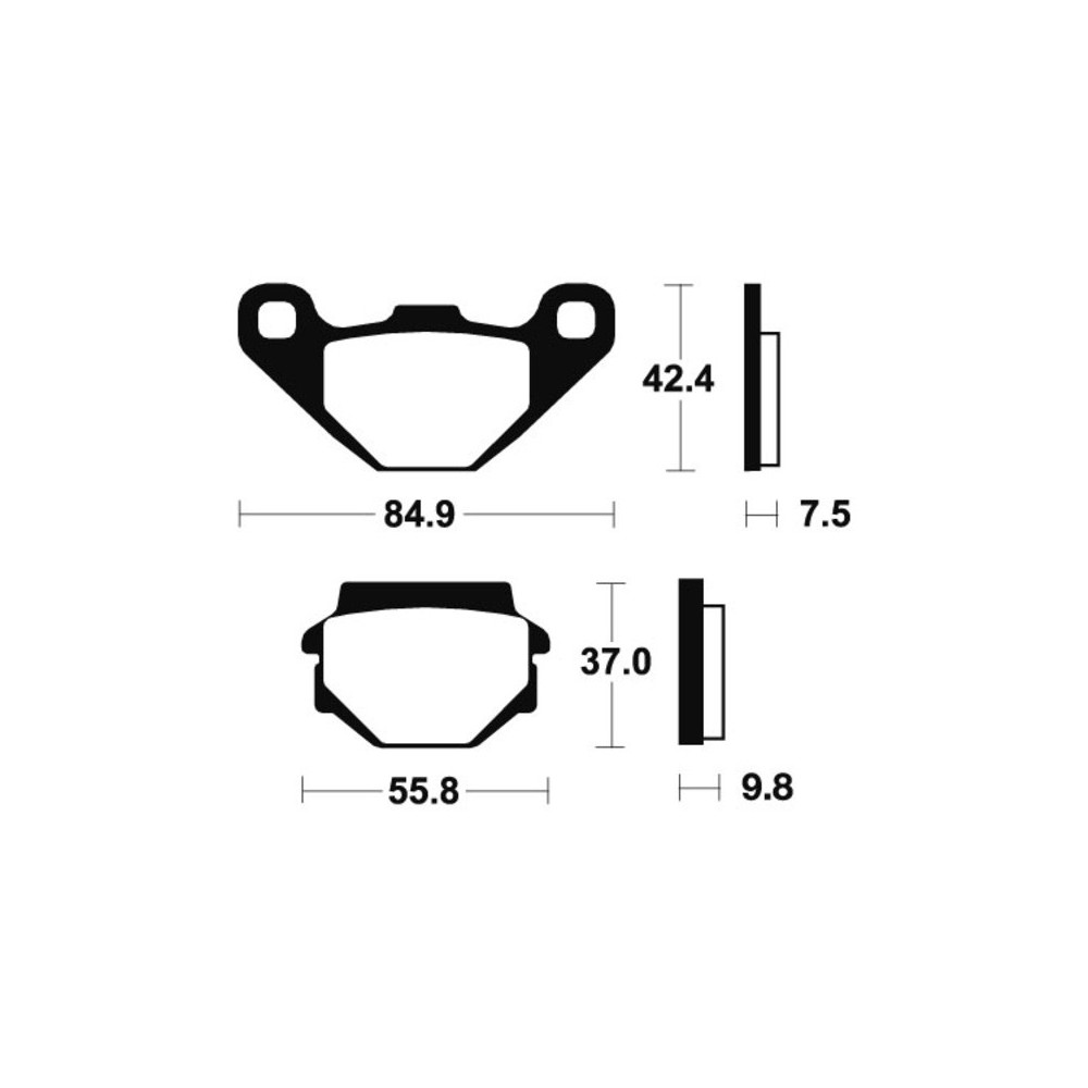 Pastillas de Freno Tecnium | Potencia y control al frenar  RCMotos