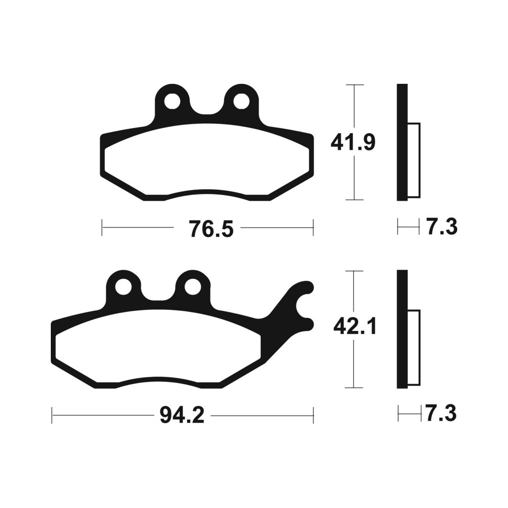 Pastillas de Freno Tecnium | Potencia y control al frenar  RCMotos