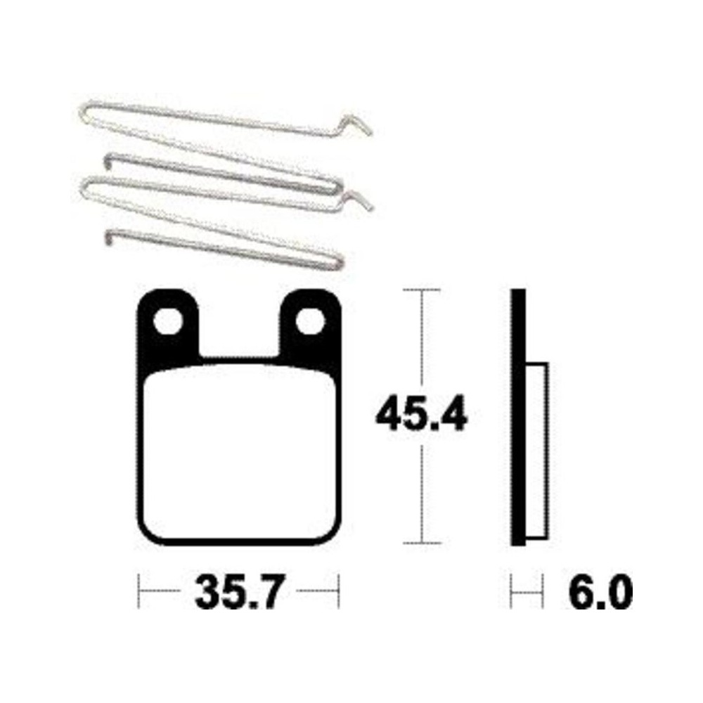 Pastillas de Freno Tecnium | Potencia y control al frenar  RCMotos