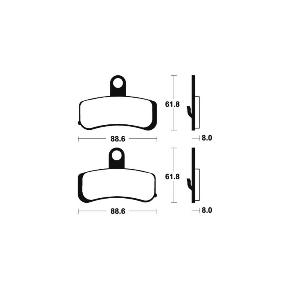 Pastillas de Freno Tecnium | Potencia y control al frenar  RCMotos