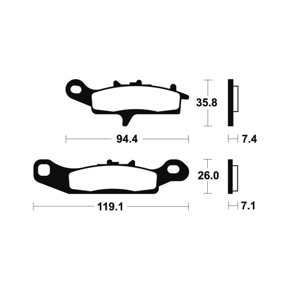 Pastillas de Freno Tecnium | Potencia y control al frenar  RCMotos