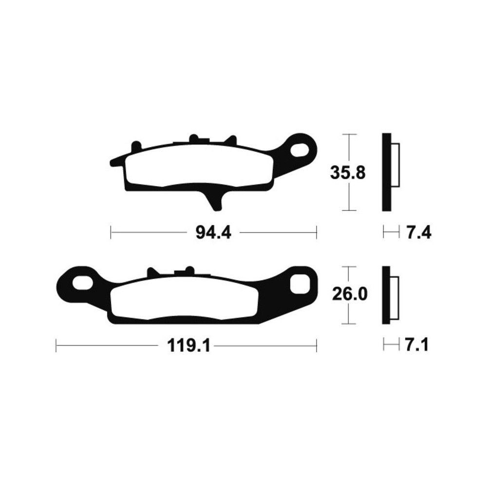 Pastillas de Freno Tecnium | Potencia y control al frenar  RCMotos