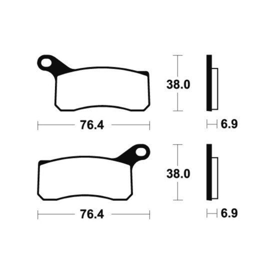 Pastillas de Freno Tecnium | Potencia y control al frenar  RCMotos