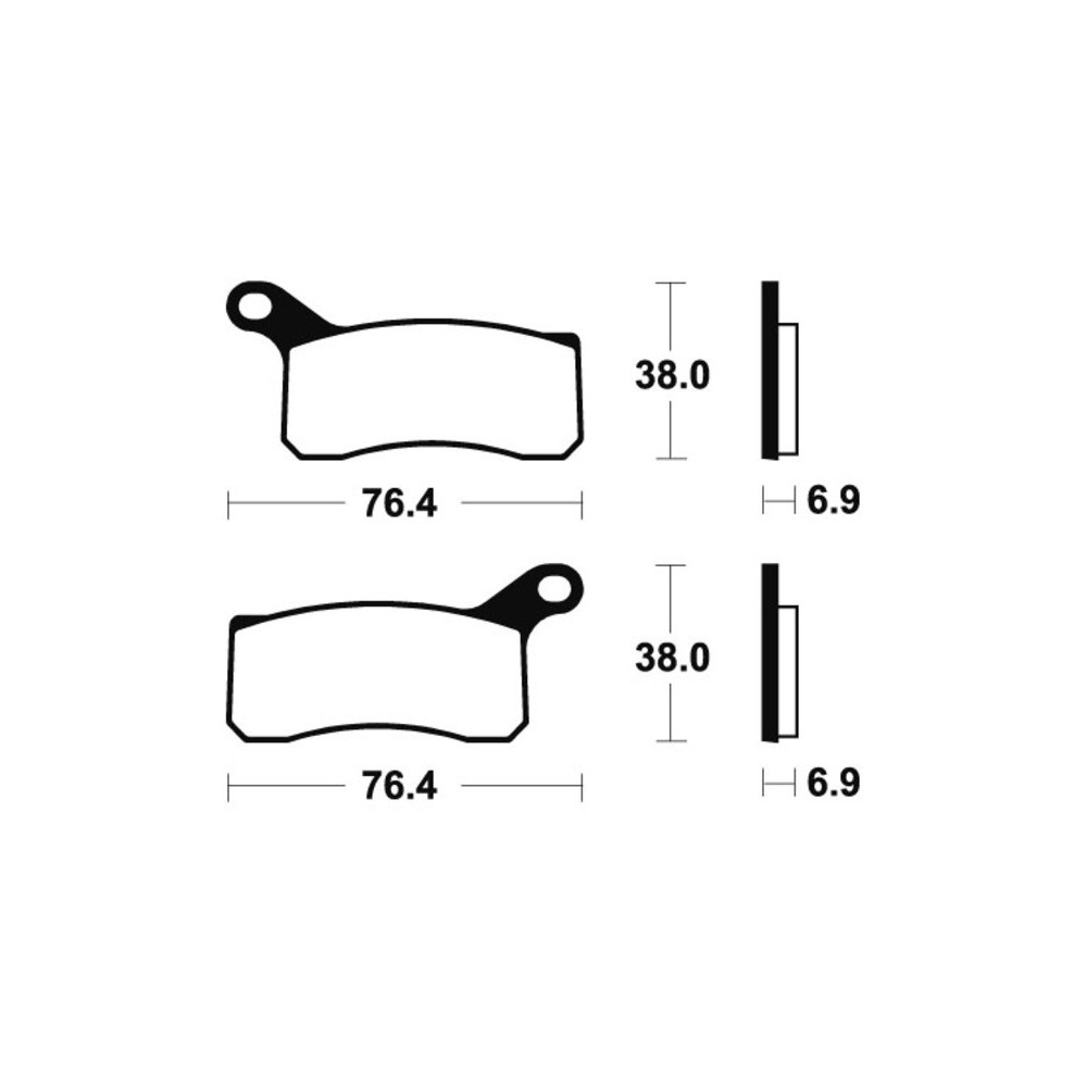 Pastillas de Freno Tecnium | Potencia y control al frenar  RCMotos