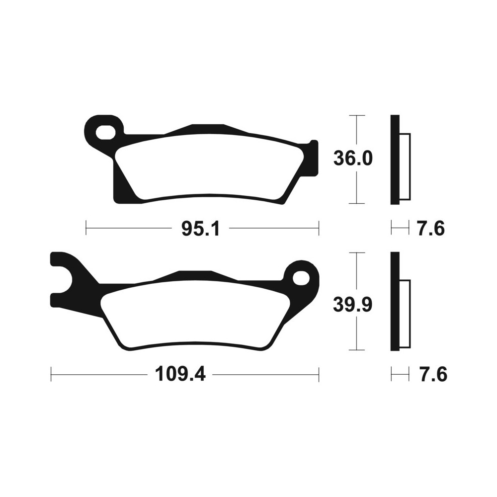 Pastillas de Freno Tecnium | Potencia y control al frenar  RCMotos