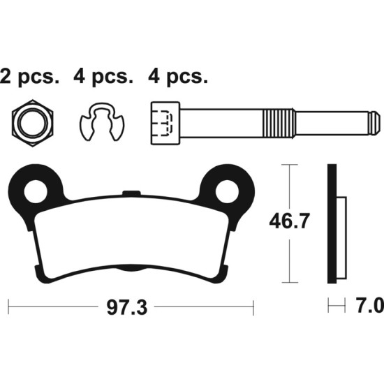 Pastillas de Freno Tecnium | Potencia y control al frenar  RCMotos