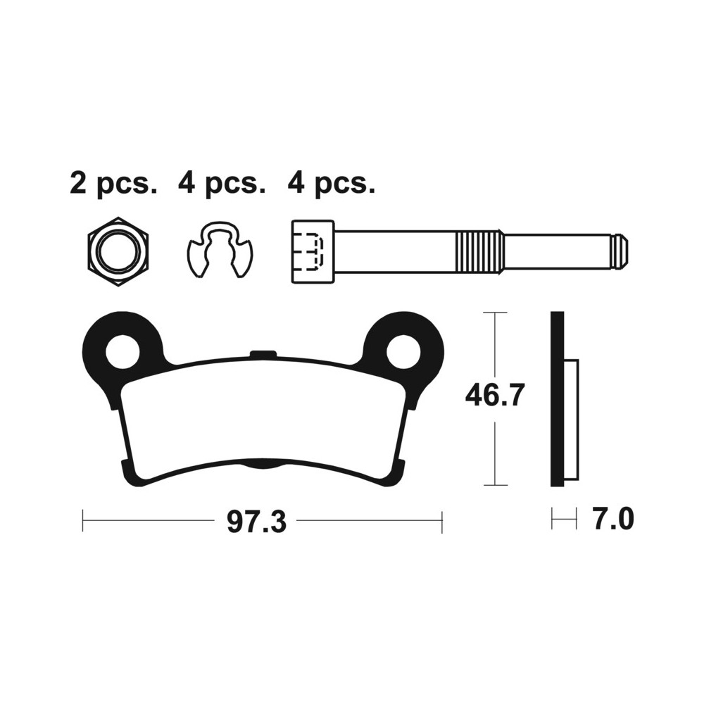 Pastillas de Freno Tecnium | Potencia y control al frenar  RCMotos