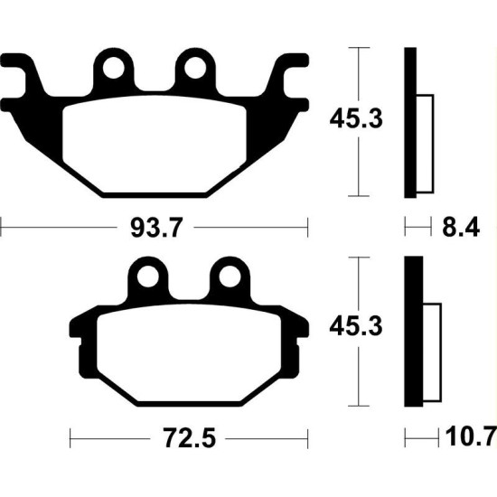 Pastillas de Freno Tecnium | Potencia y control al frenar  RCMotos