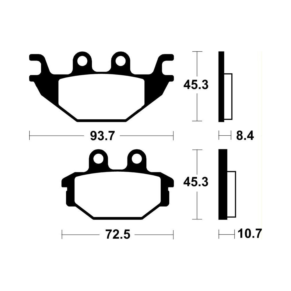 Pastillas de Freno Tecnium | Potencia y control al frenar  RCMotos