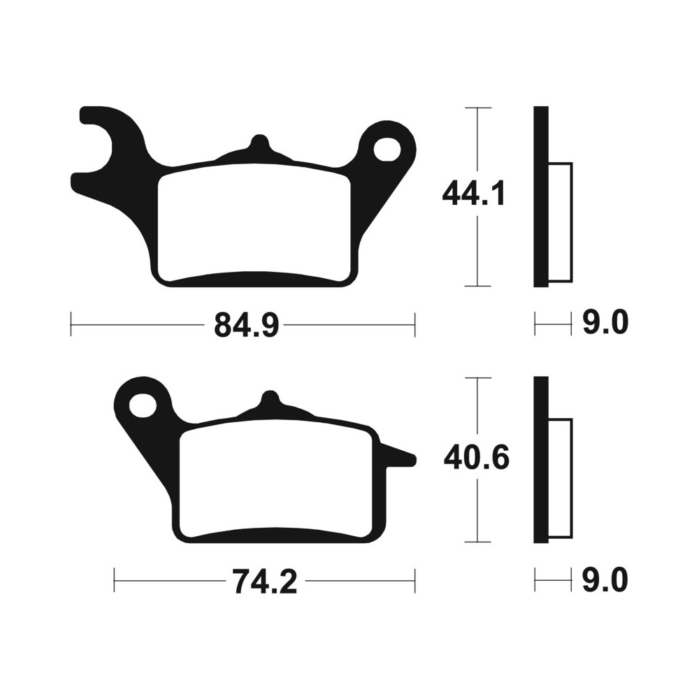 Pastillas de Freno Tecnium | Potencia y control al frenar  RCMotos