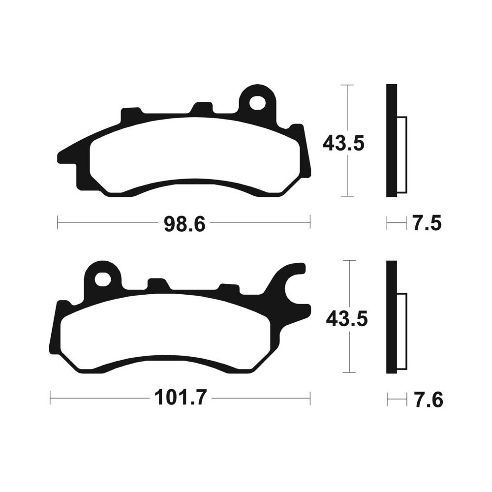 Pastillas de Freno Tecnium | Potencia y control al frenar  RCMotos