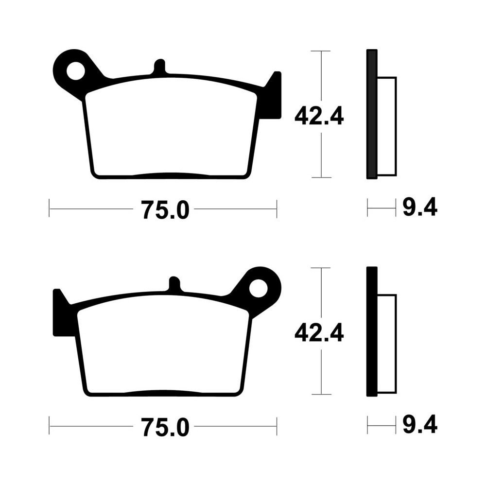 Pastillas de Freno Tecnium | Potencia y control al frenar  RCMotos