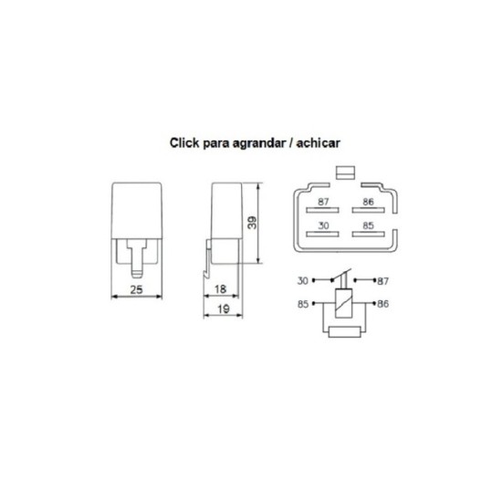 Mini relé sellado TECNIUM by DZE