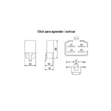 Mini relé sellado TECNIUM by DZE