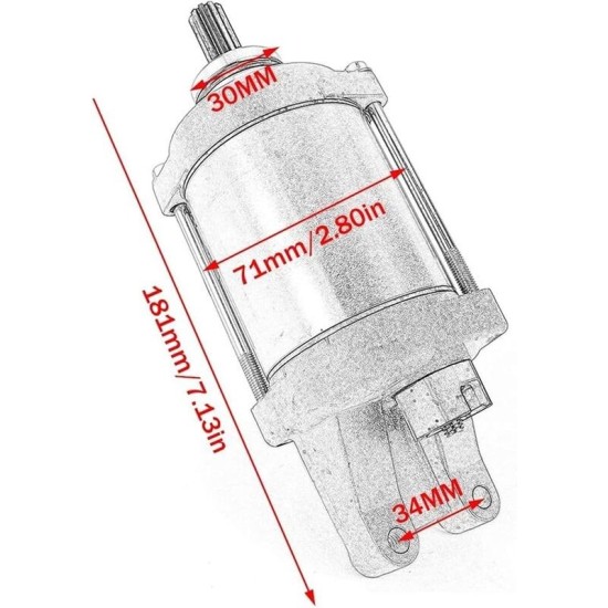 Motor de arranque moto | Arranque eléctrico moto | RCMotos