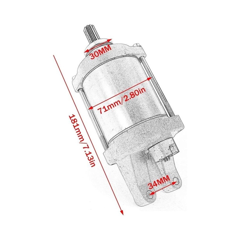 Motor de arranque moto | Arranque eléctrico moto | RCMotos