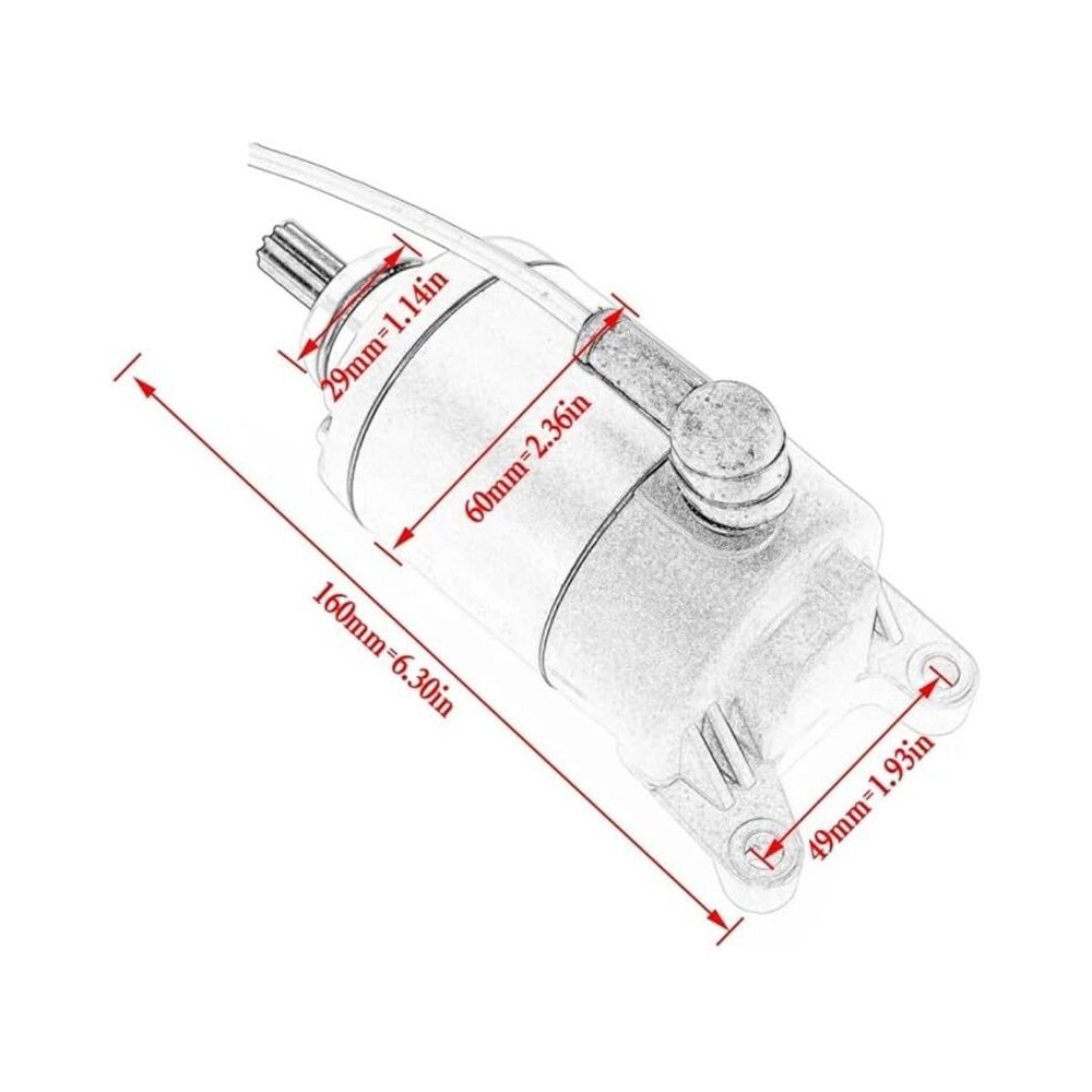 Motor de arranque moto | Arranque eléctrico moto | RCMotos