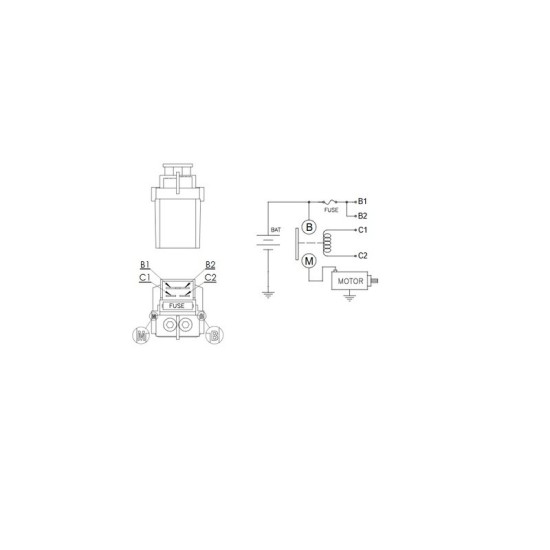 Relé de arranque moto | Sistema arranque moto | RCMotos