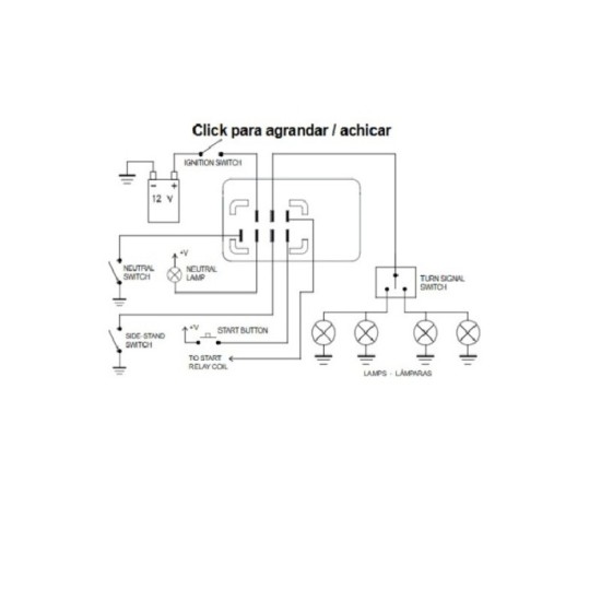 Relé intermitentes moto | Relé indicadores moto | RCMotos