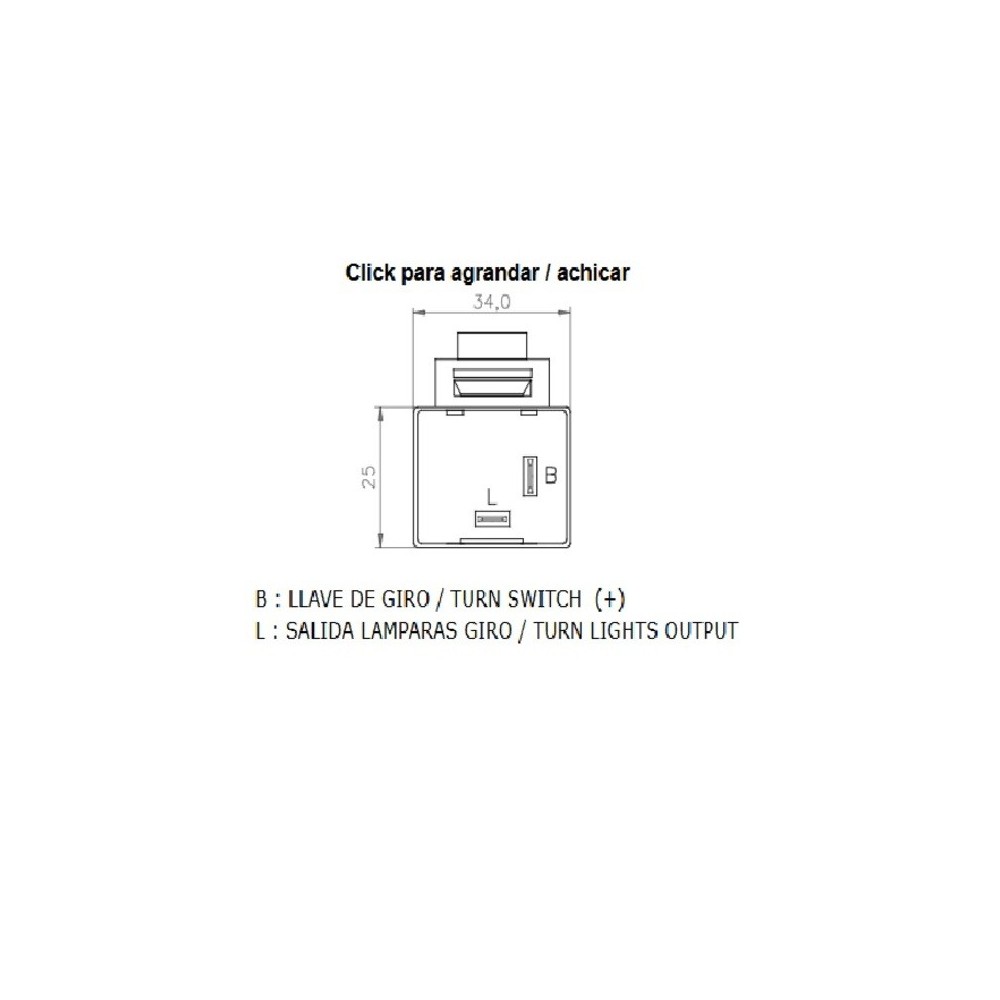 Relé intermitentes moto | Relé indicadores moto | RCMotos