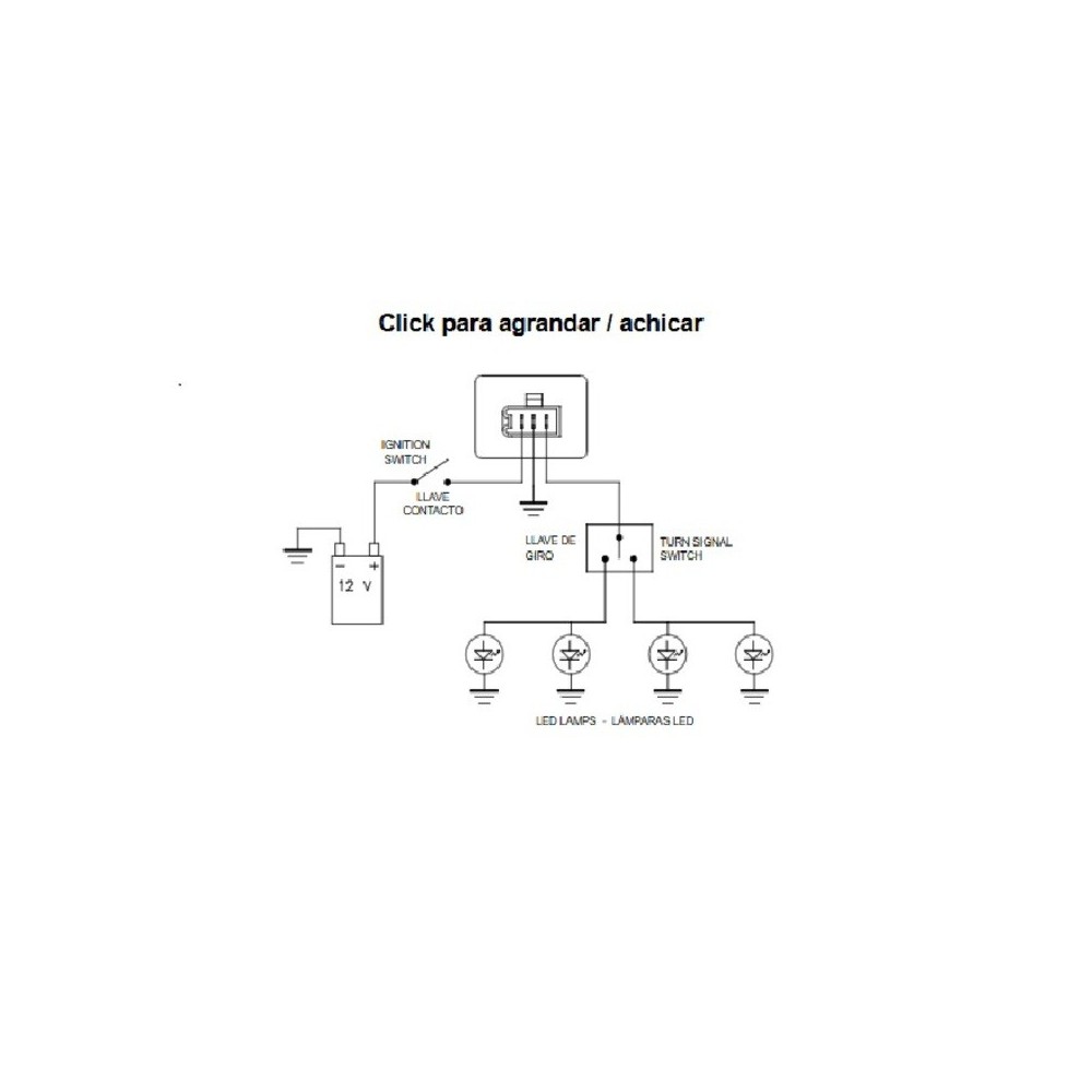 Relé intermitentes moto | Relé indicadores moto | RCMotos