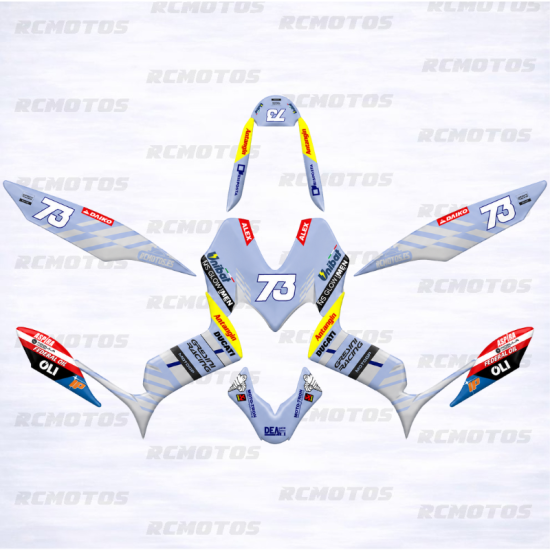 PEGATINAS JOG GRESINI ALEX MARQUEZ 2026