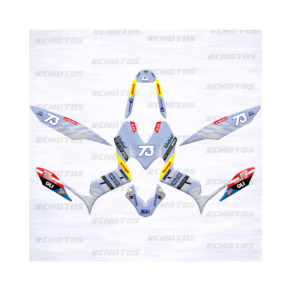 PEGATINAS JOG GRESINI ALEX MARQUEZ 2026
