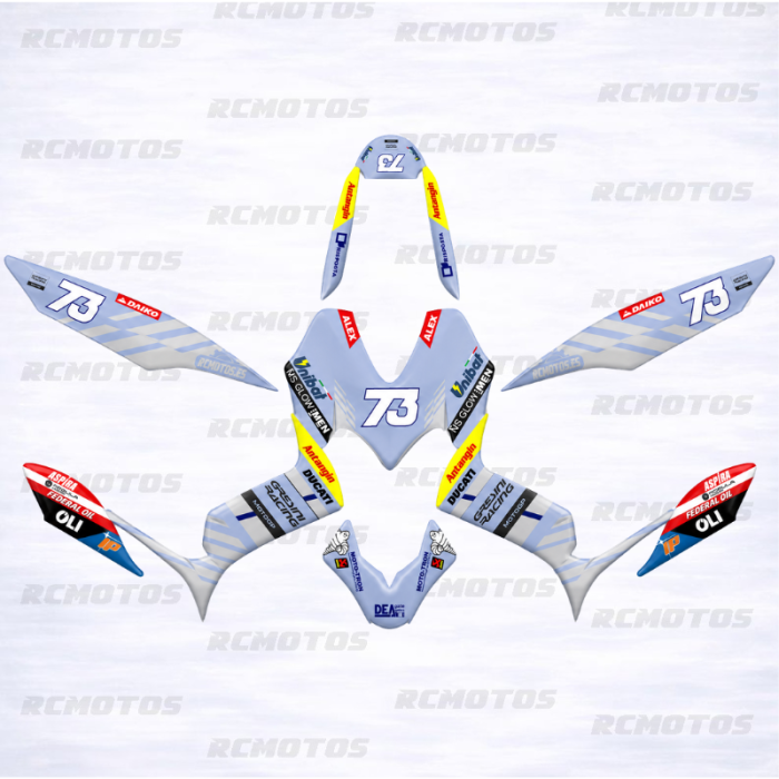 PEGATINAS JOG GRESINI ALEX MARQUEZ 2026