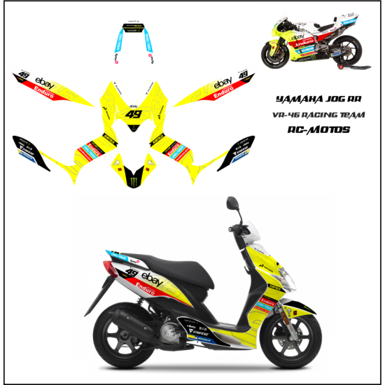 PEGATINAS JOGRR VR46 2026