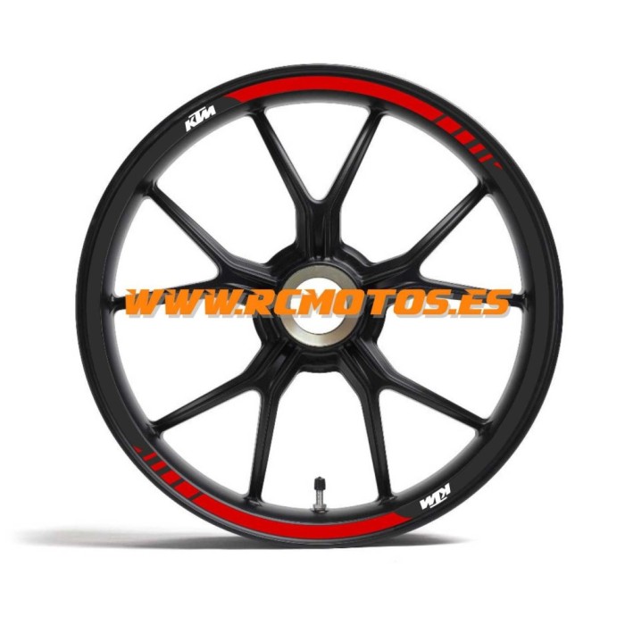 KIT ADHESIVOS LLANTA MOD.  SPORT KTM