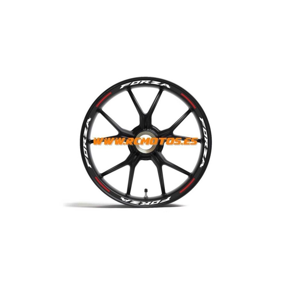 KIT ADHESIVOS LLANTA MOD.  TRACK FORZA