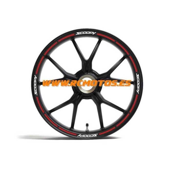 KIT ADHESIVOS LLANTA MOD.  TRACK SCOOPY