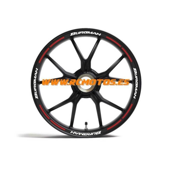 KIT ADHESIVOS LLANTA MOD.  TRACK BURGMAN