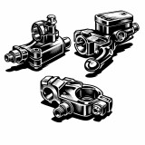 SOPORTES PIEZAS VARIAS